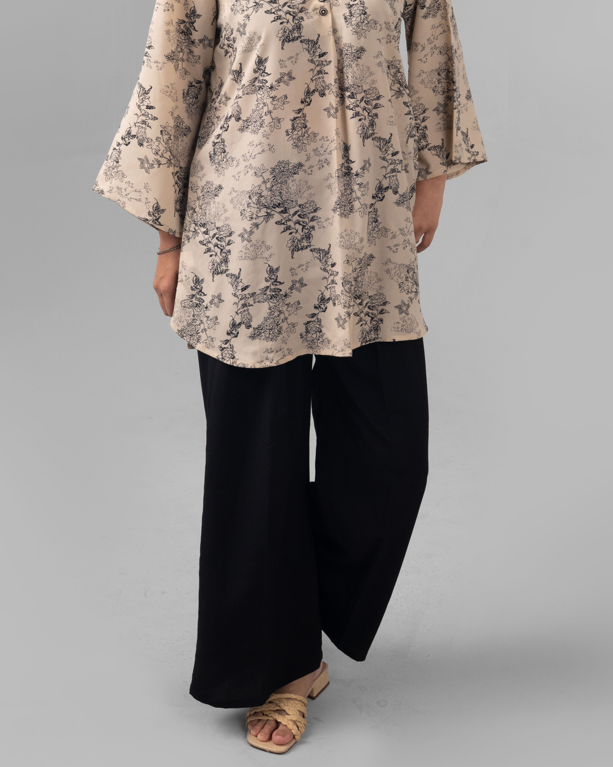 Botanicals brown top and bottoms co-ord set - ELYRA