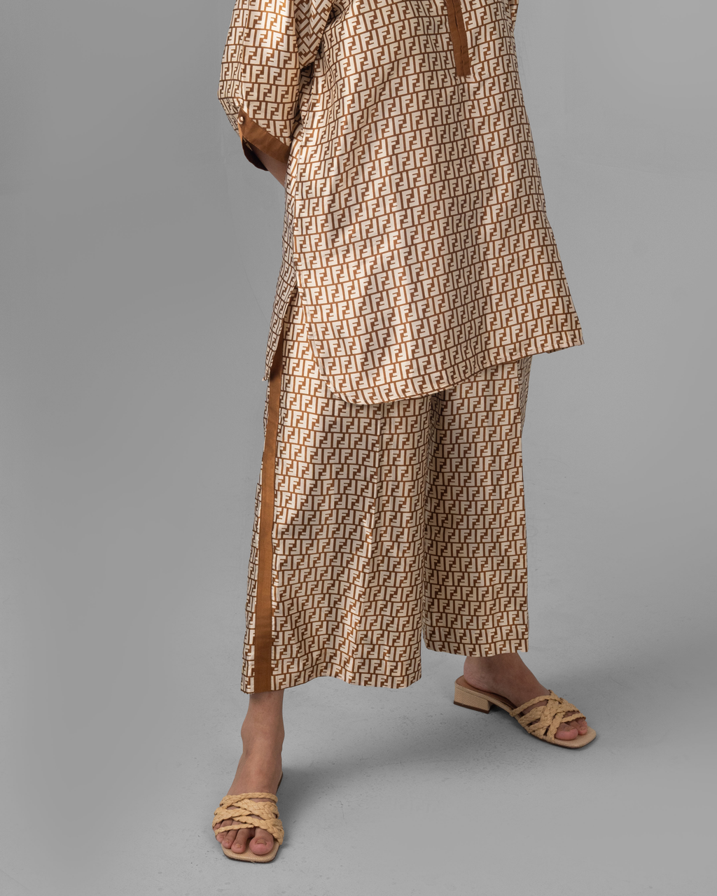 Fendi's Lair silk-shamooze culottes - ELYRA
