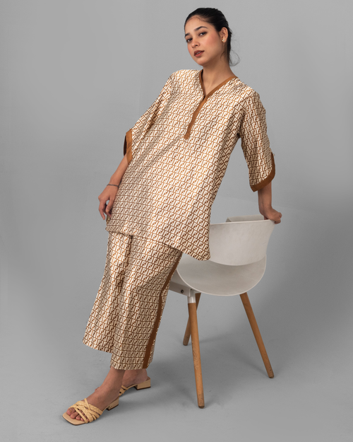 Fendi's Lair co-ord set styled look - ELYRA